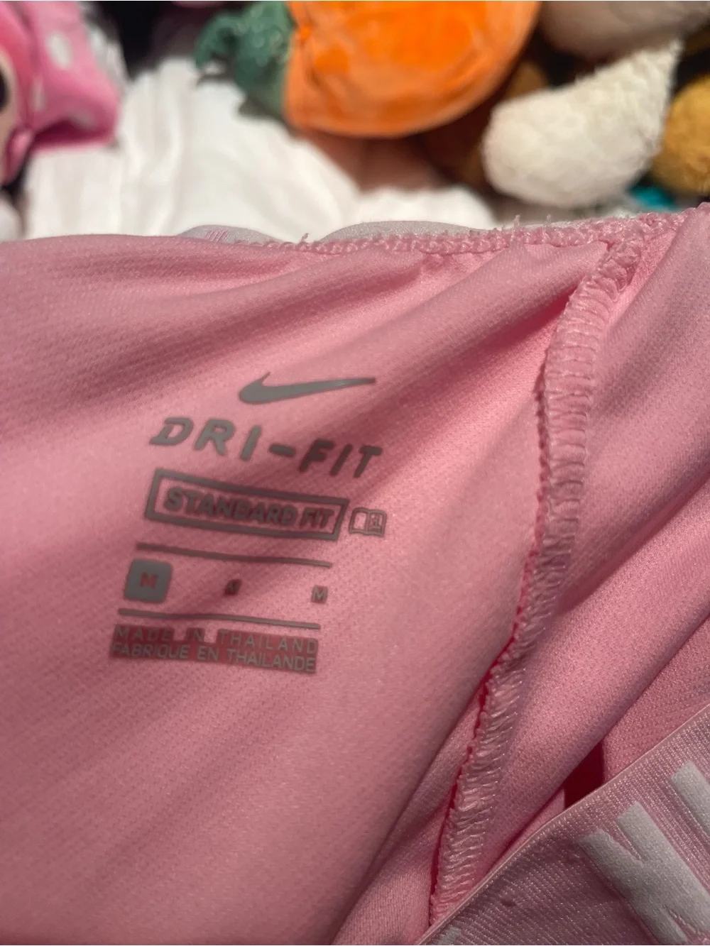 Nike Pink Women's Athletic Shorts with Branded Waistband